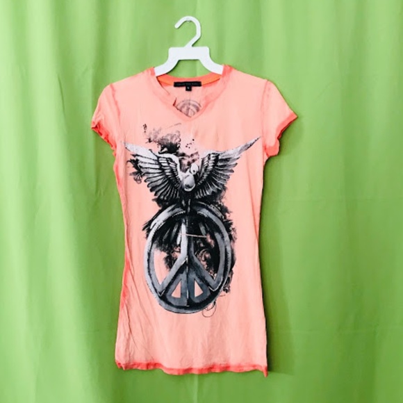 Crash & Burn Peace And Love Embellished Top - Picture 7 of 7